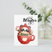 休日のクリスマス シーズンカード (スタンド正面)