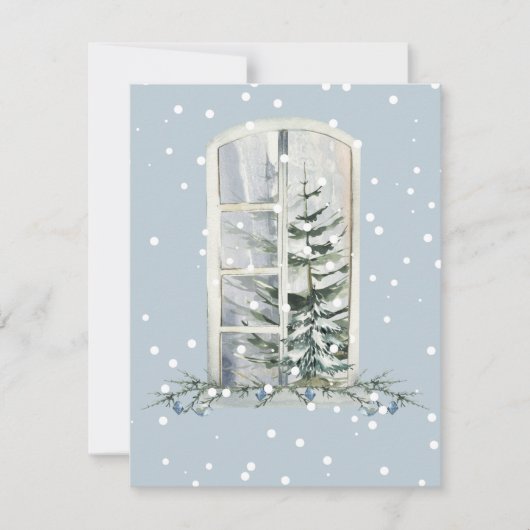 休日のクリスマス シーズンカード (正面)