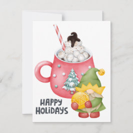 休日のクリスマス シーズンカード