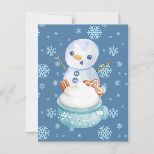 休日のクリスマス シーズンカード (正面)