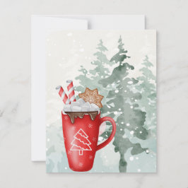 休日のクリスマス シーズンカード