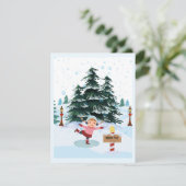 休日のクリスマス シーズンカード (スタンド正面)