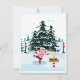 休日のクリスマス シーズンカード