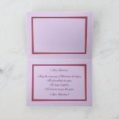 休日のグリッター シーズンカード (内部)