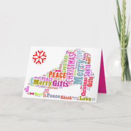 休日のグリーティングカード – カスタマイズ可能 – クリスマス