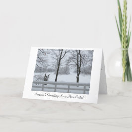 休日のグリーティングカード カード