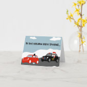 休日のグリーティングカード カード (黄色い花)