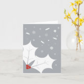 休日のグリーティングカード カード (黄色い花)