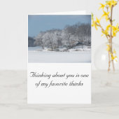 休日のグリーティングカード カード (黄色い花)