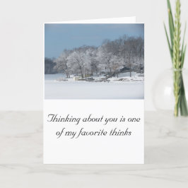 休日のグリーティングカード カード