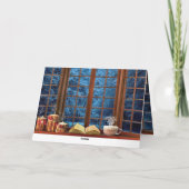 休日のグリーティングカード カード (裏面)