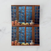 休日のグリーティングカード カード (内部)