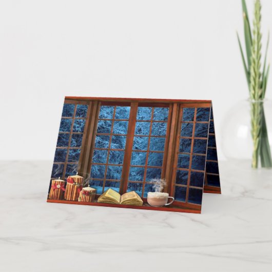 休日のグリーティングカード カード (正面)