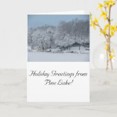 休日のグリーティングカード カード (黄色い花)