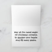 休日のグリーティングカード シーズンカード (内部)