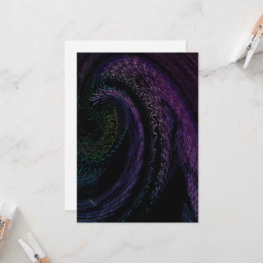 休日のグリーティングカード 招待状 (正面/裏面インサイチュ)