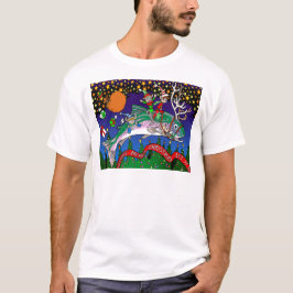 休日のサケ Tシャツ