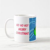 休日のサンタ コーヒーマグカップ (左)