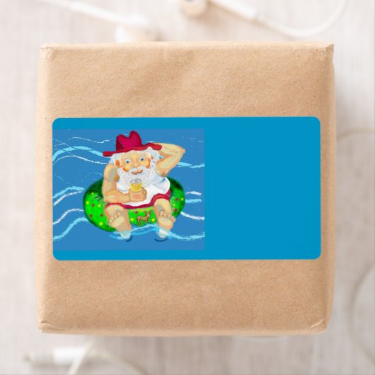 休日のサンタ ラベル (インサイチュ)