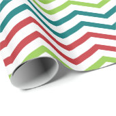 休日のシェブロンの包装紙 ラッピングペーパー (ロールコーナー)