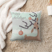 休日のシカの枕 クッション (ブランケット)