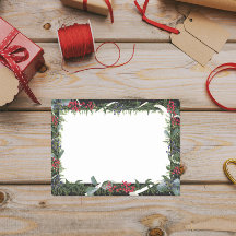 休日のショッピングリストクリスマスのポストイットノート