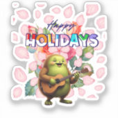 休日のシール シール (正面)