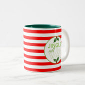 休日のジングルずっと ツートーンマグカップ (正面右)