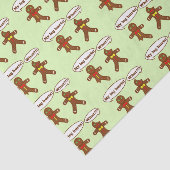 休日のジンジャーブレッドのユーモア 薄葉紙 (詳細)