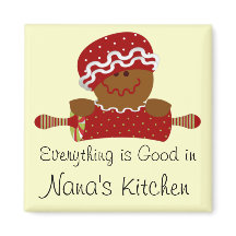 休日のジンジャーブレッド磁石