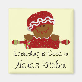 休日のジンジャーブレッド磁石 マグネット