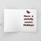 休日のスカルのカップケーキ シーズンカード (内部)