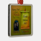 休日のスクラップブックのオーナメント メタルオーナメント (右)