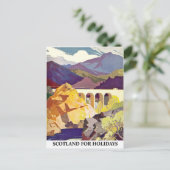 休日のスコットランド ポストカード (スタンド正面)