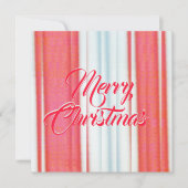 休日のストライプ カード (正面)