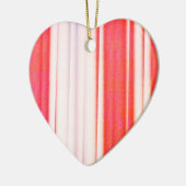 休日のストライプ セラミックオーナメント (左)