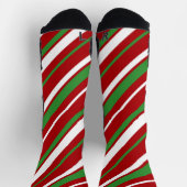 休日のストライプ ソックス (上部)