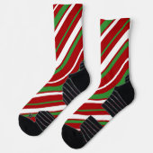 休日のストライプ ソックス (左)