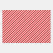 休日のストライプ ラッピングペーパーシート (正面3)