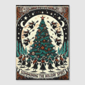 休日のスピリットグリーティングカードの魔女の召喚 (正面)