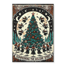 休日のスピリットグリーティングカードの魔女の召喚