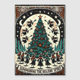 休日のスピリットグリーティングカードの魔女の召喚