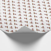 休日のチワワの包装紙 ラッピングペーパー (角)