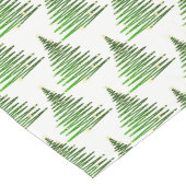 休日のテーブルのランナークリスマスの木 ロングテーブルランナー (コーナー)