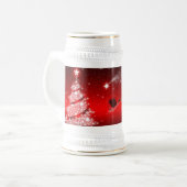 休日のデザイン ビールジョッキ (正面左)