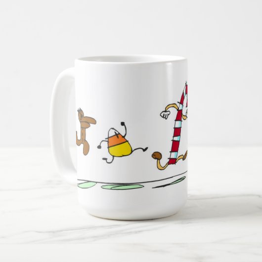 休日のデザートのマグ コーヒーマグカップ (正面左)