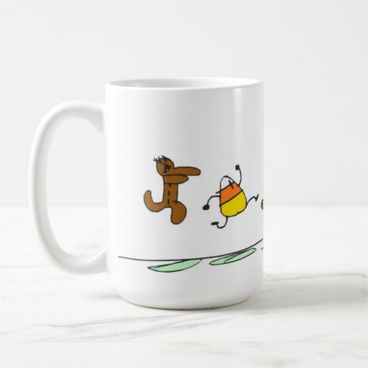 休日のデザートのマグ コーヒーマグカップ (左)