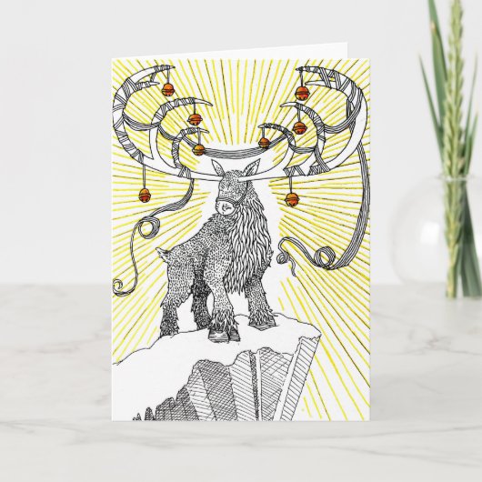 休日のトナカイ シーズンカード (正面)