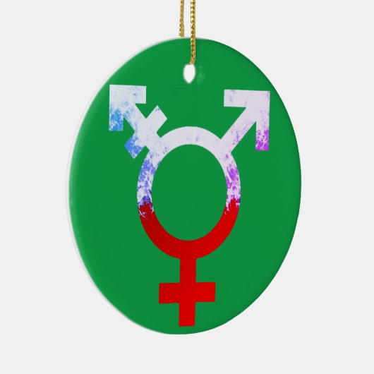 休日のトランス記号 セラミックオーナメント (右)