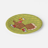 休日のトルコの漫画 ペーパープレート (アングル)